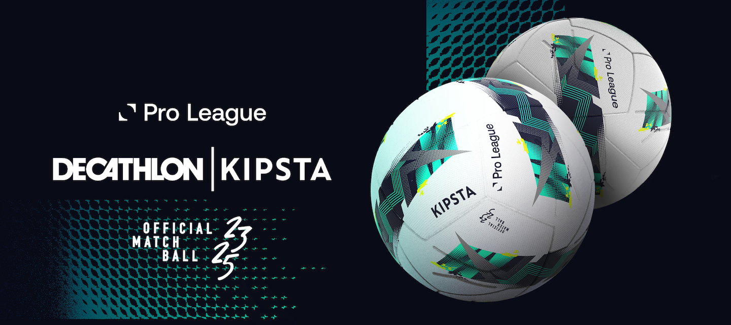 Kipsta is vanaf seizoen 2023-2024 de officiële balpartner van de Pro League
